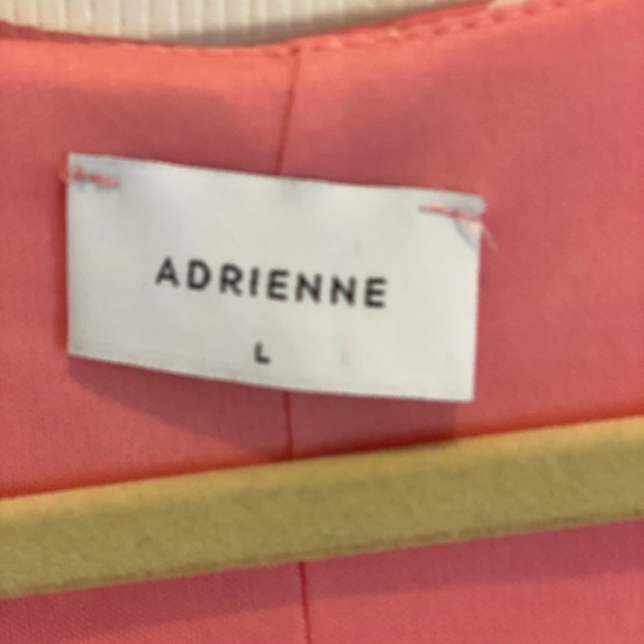 Adrienne size L pink cheetah lined dress - Picture 2 of 5